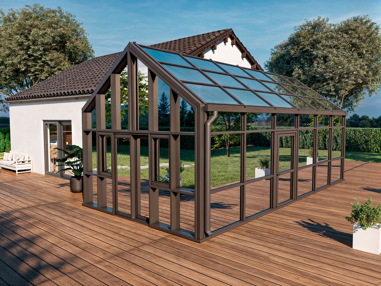 POLYSUN 90X Argent film spécial polycarbonate extérieur